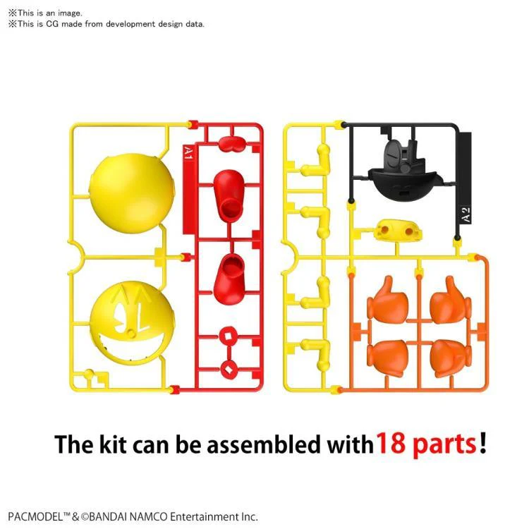 Pac-Man Entry Grade Pac-Man Model Kit - Image 2