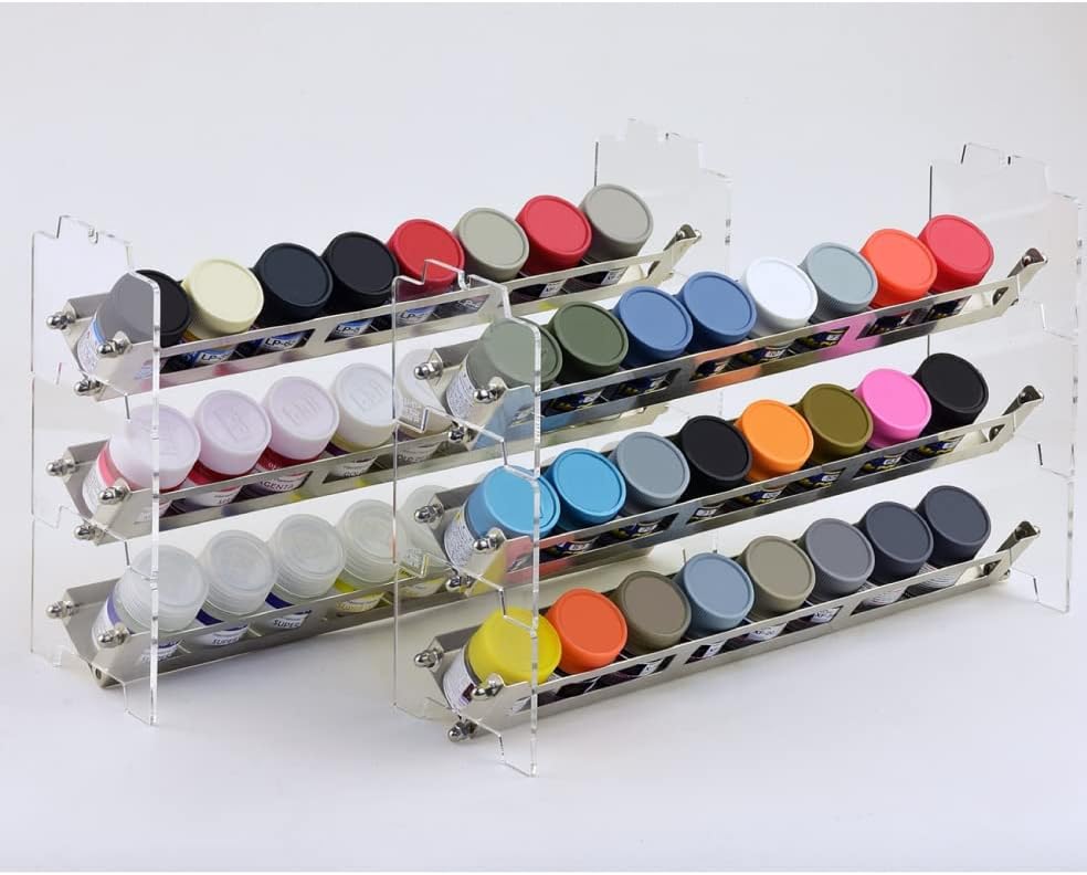 Paint Rack Wide 6 stacks (For Mr. Hobby, IPP) - Image 2