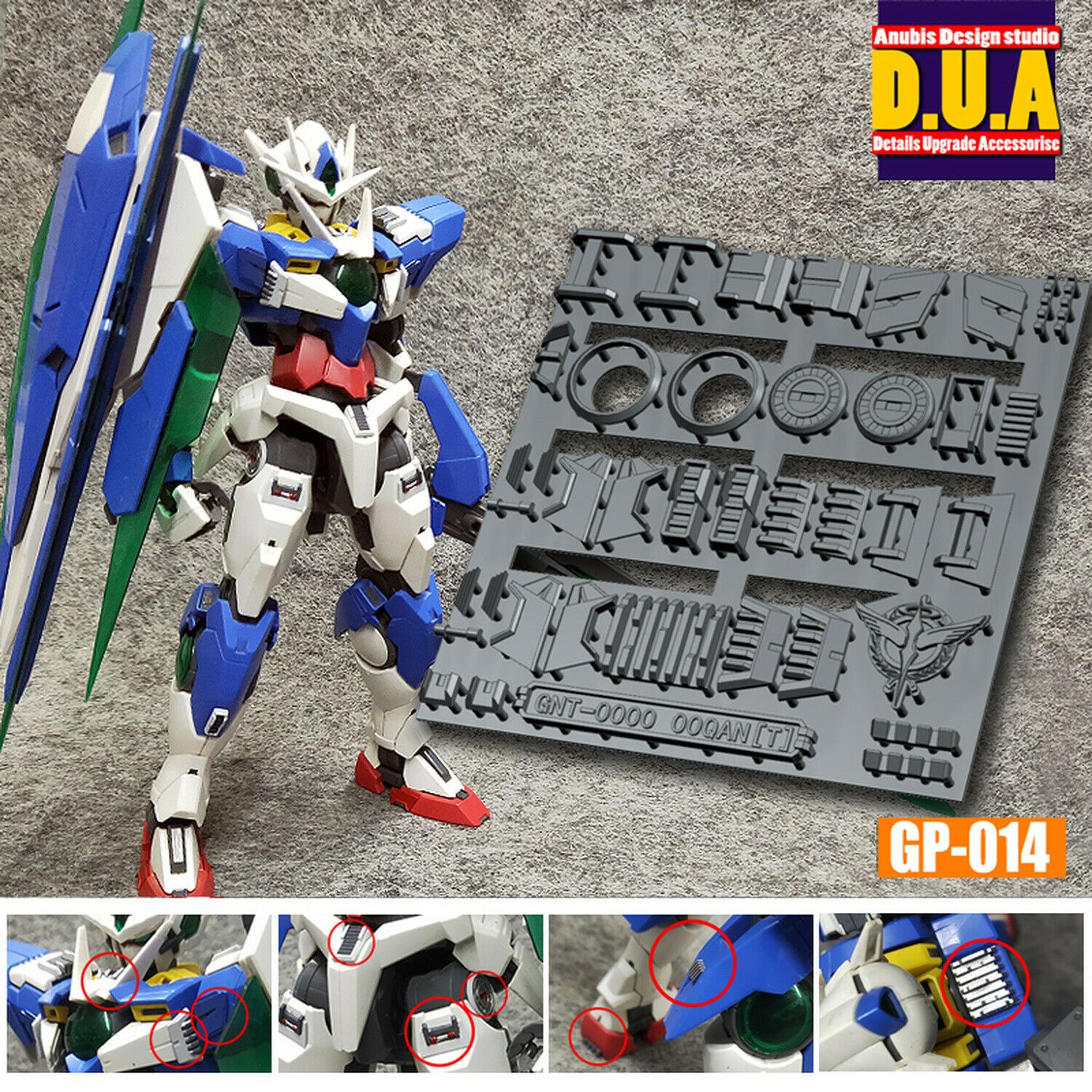 D.U.A Details Upgrade Accessories GP-014 MG Qan[t] - Image 2