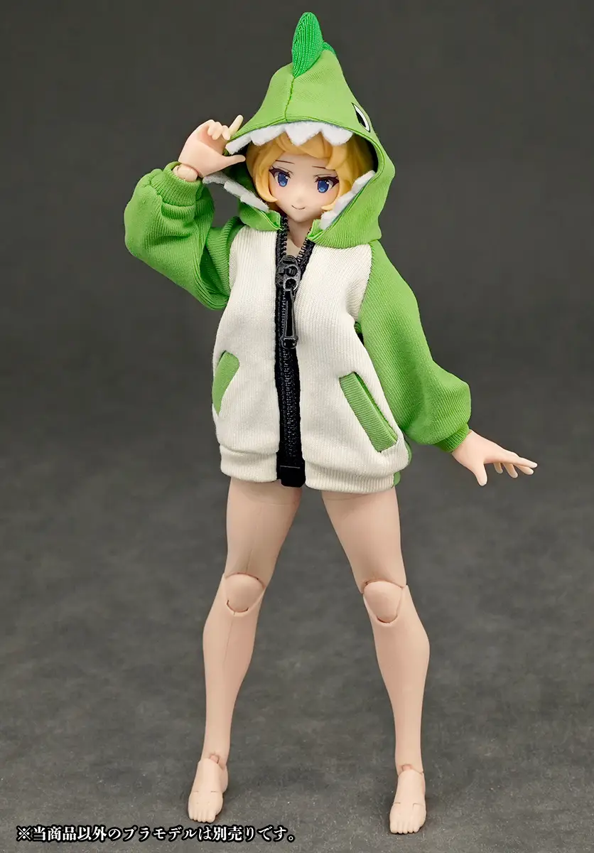 Party Animal Girl Room Wear Kaiju Hoodie - Image 3
