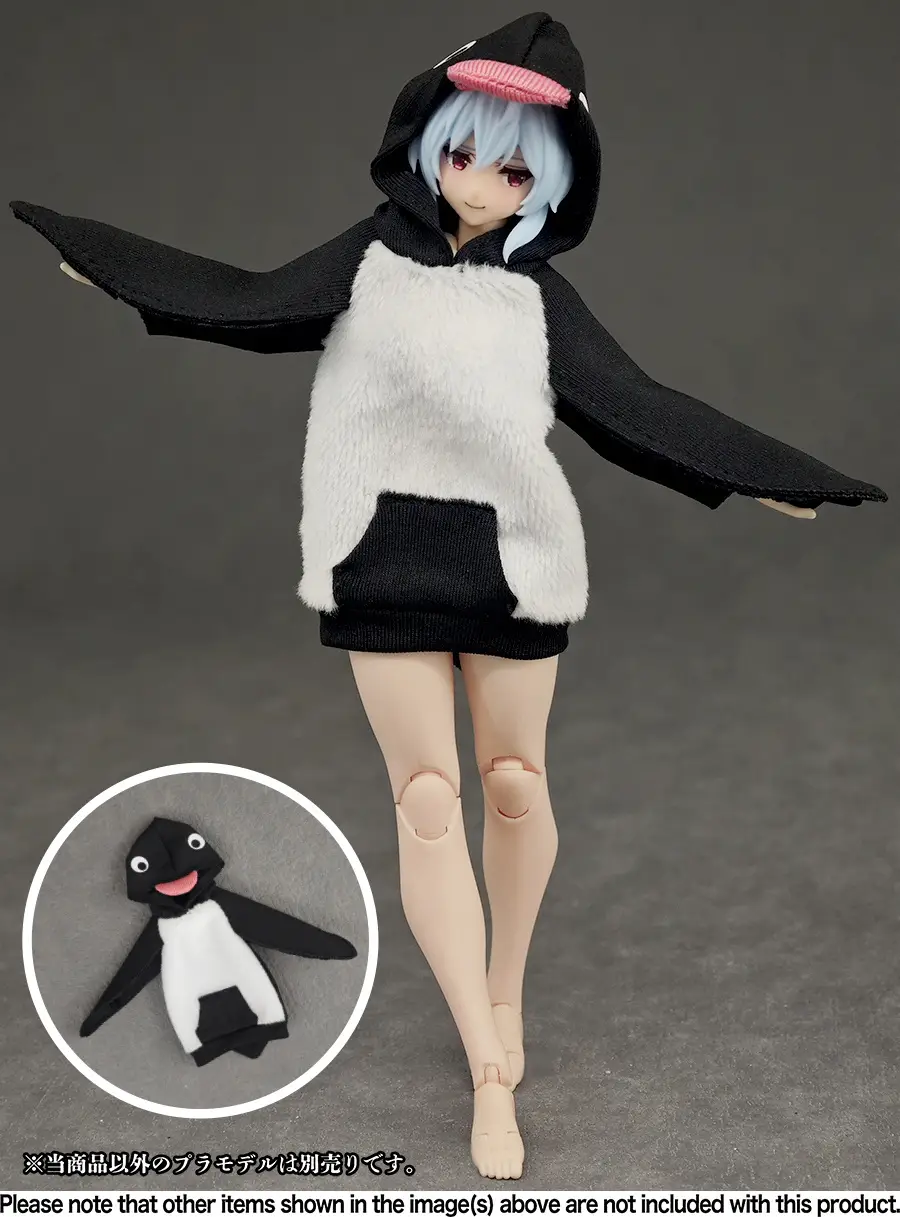 Party Animal Girl Room Wear Penguin Hoodie - Image 2