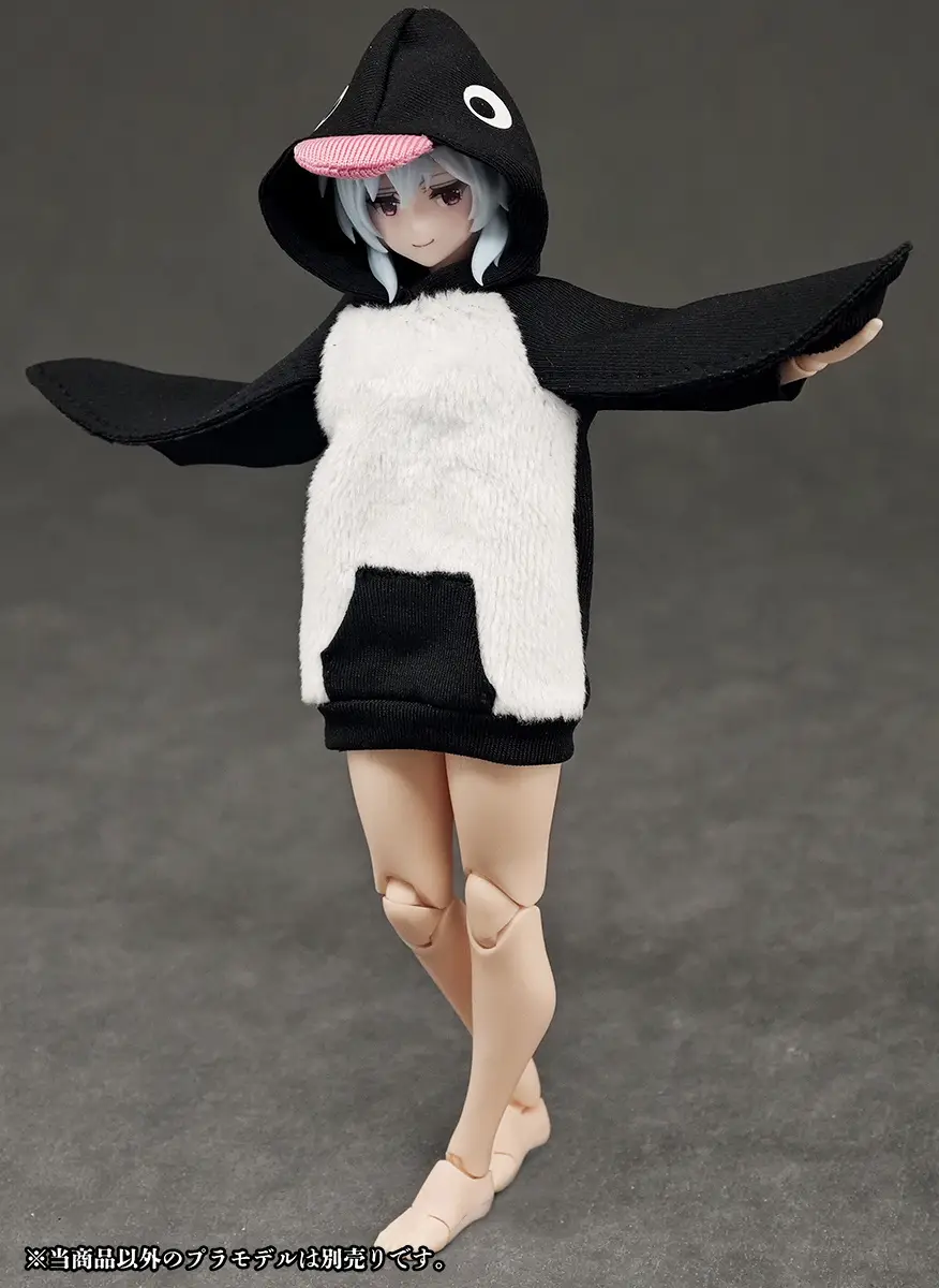 Party Animal Girl Room Wear Penguin Hoodie - Image 3