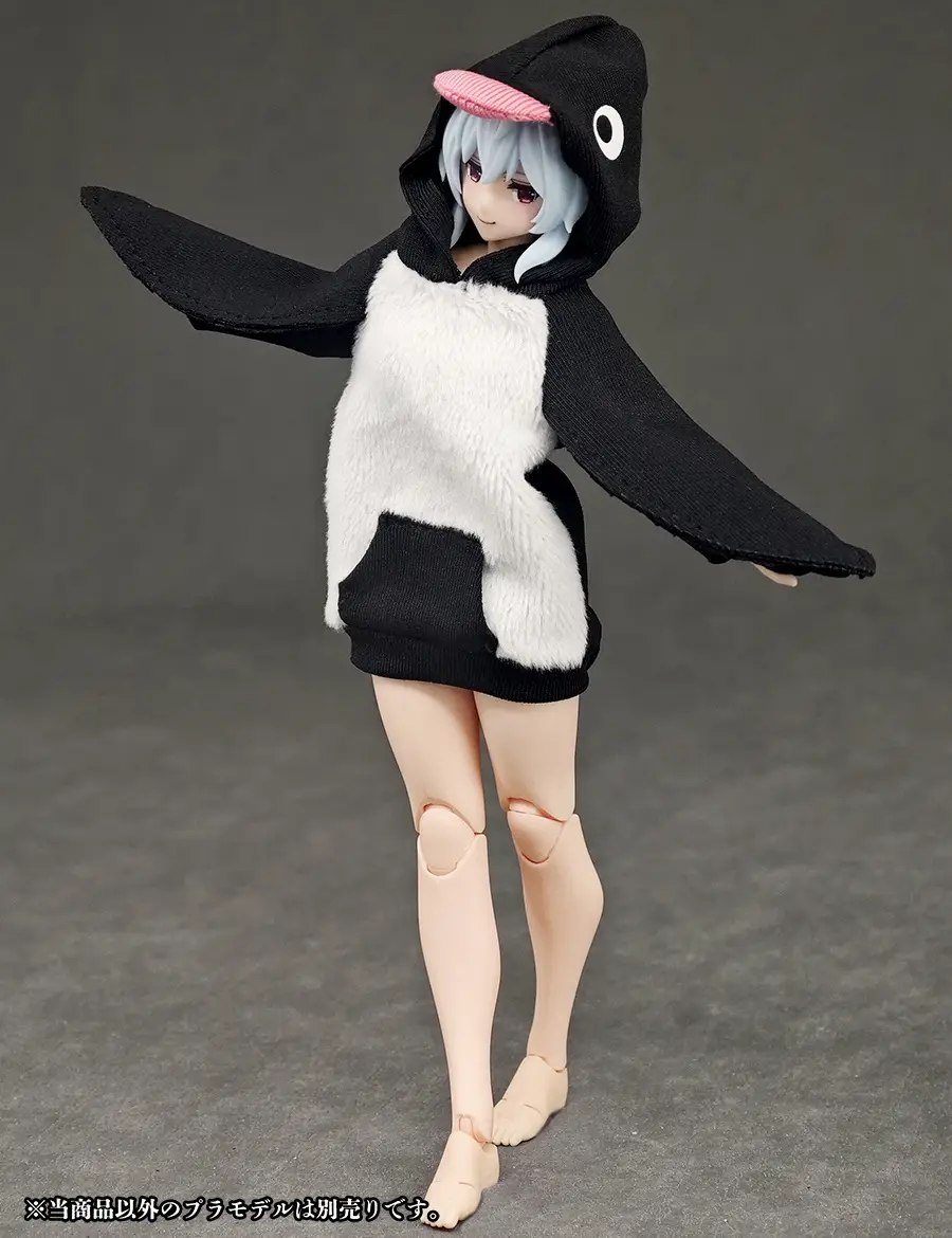 Party Animal Girl Room Wear Penguin Hoodie - Image 5