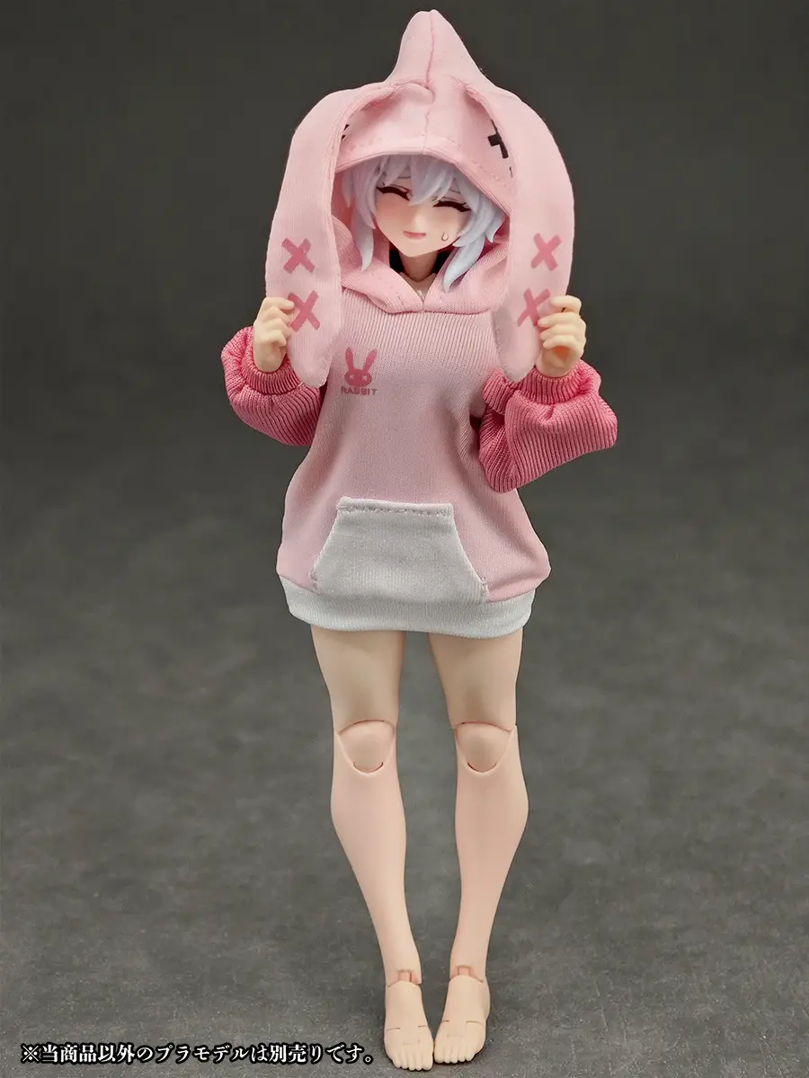 Party Animal Girl Room Wear Rabbit Hoodie - Image 3