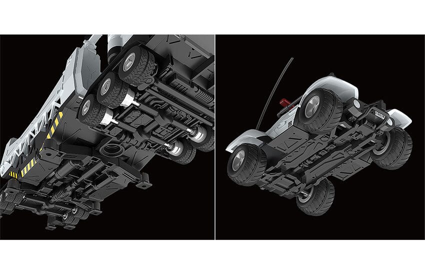 Mobile Police Patlabor Moderoid Type 98 Special Command Vehicle & Type 99 Special Labor Carrier Model Kit Set - Image 10