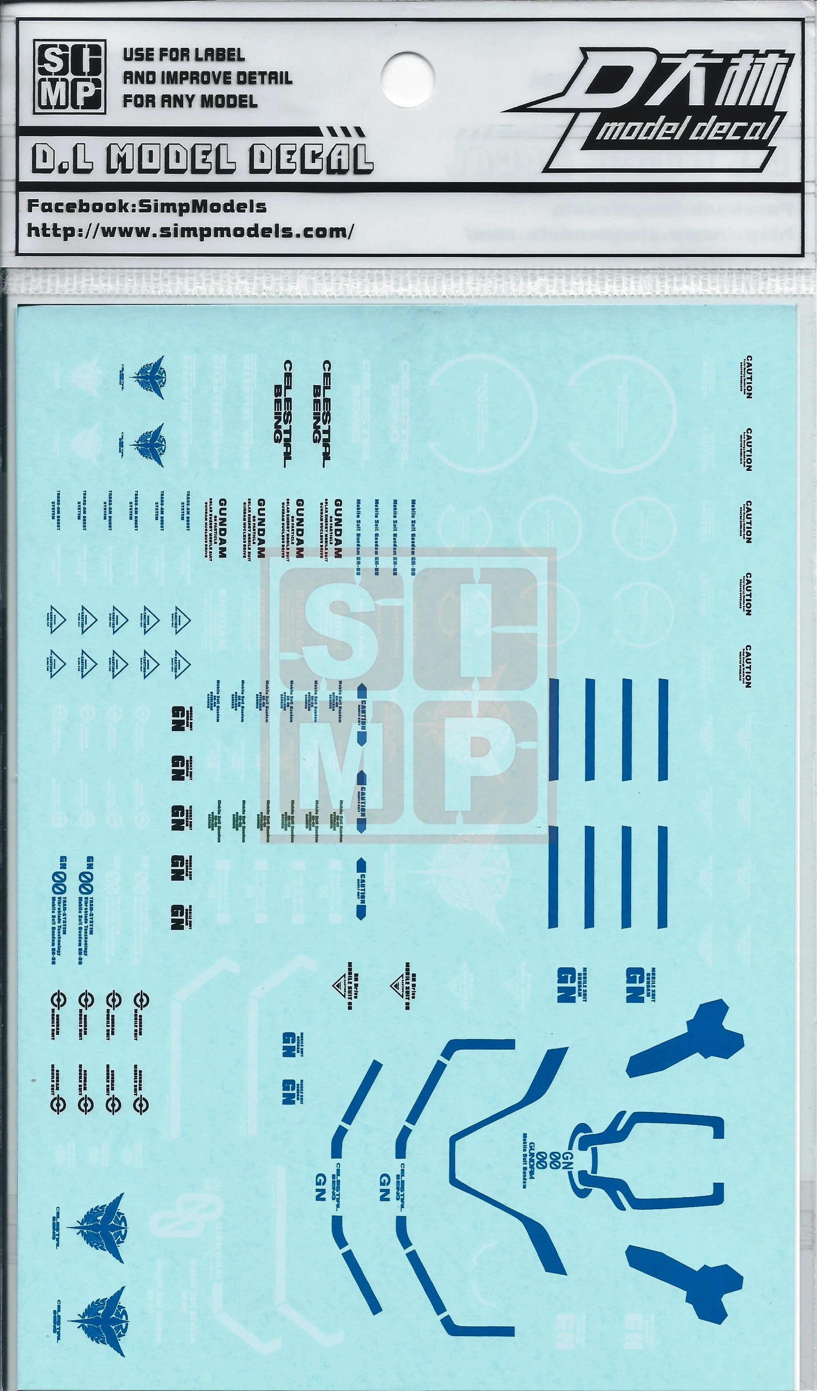 PG 00R Water Slide Decal - Image 2
