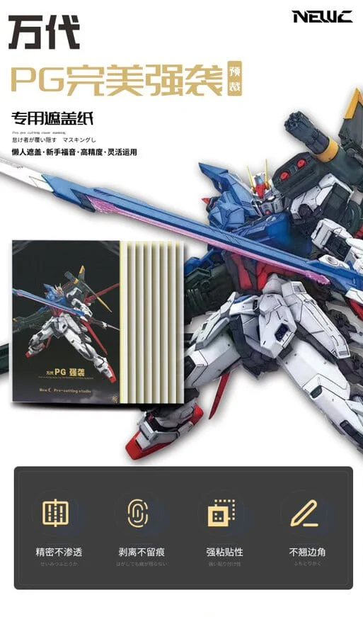 PG Perfect Strike Gundam Pre-Cut Masking - Image 4
