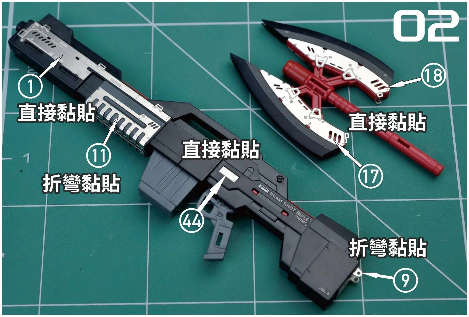 Photo Etch S04 RG Sazabi - Image 9