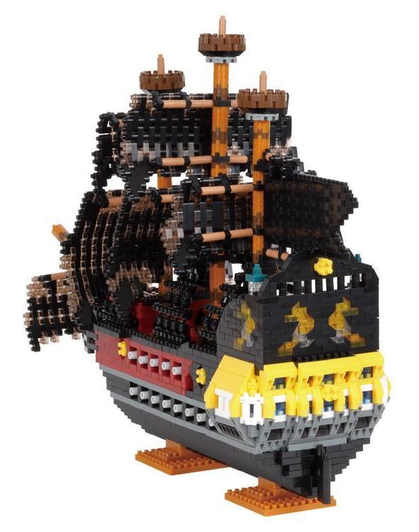 Pirates Nanoblock Advanced Hobby Series NB-050 Pirate Ship - Image 2
