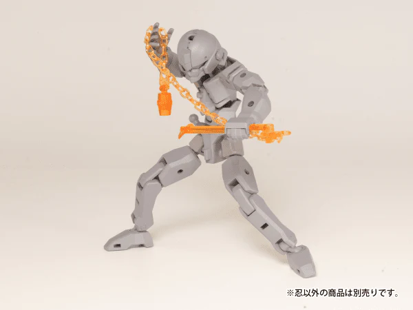 PLA-ACT Option Series 04 Shinobi 2 (Clear Orange Ver.) Accessory Kit - Image 4