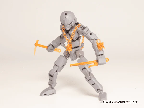PLA-ACT Option Series 04 Shinobi 2 (Clear Orange Ver.) Accessory Kit - Image 5