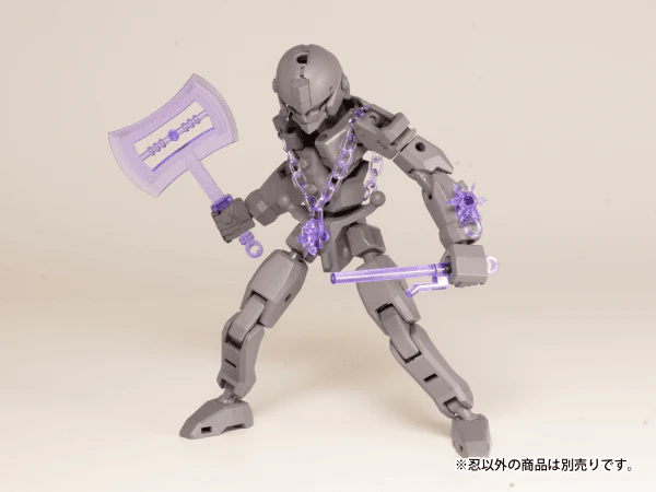 PLA-ACT Option Series 04 Shinobi 2 (Clear Purple Ver.) Accessory Kit - Image 5