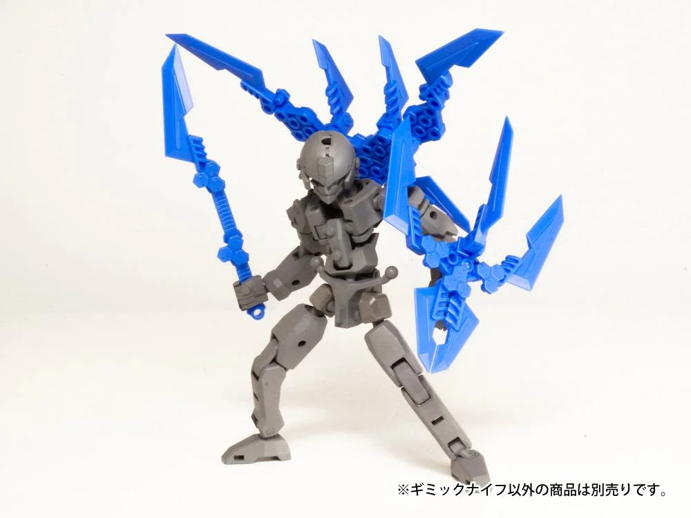 PLA-ACT Option Series 08 Gimmick Knife 2 (Blue Ver.) Accessory Kit - Image 4