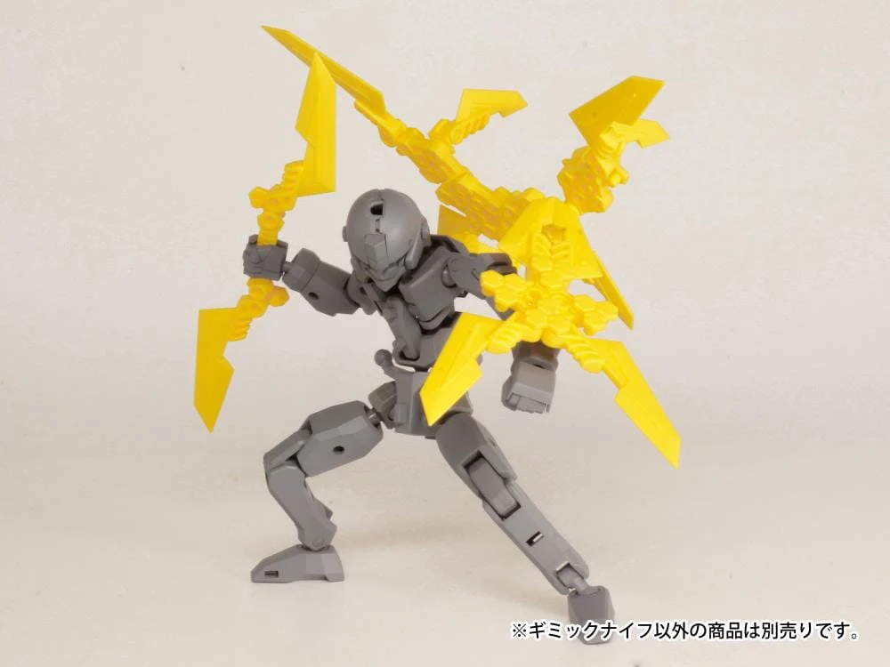 PLA-ACT Option Series 08 Gimmick Knife 3 (Yellow Ver.) Accessory Kit - Image 3