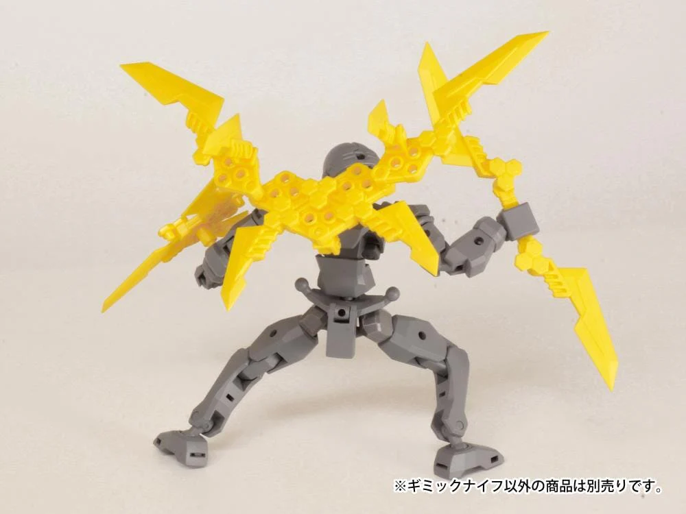 PLA-ACT Option Series 08 Gimmick Knife 3 (Yellow Ver.) Accessory Kit - Image 4