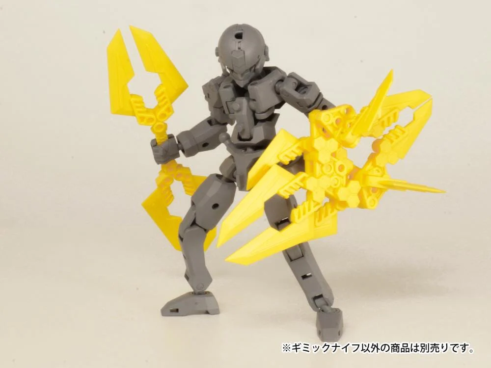 PLA-ACT Option Series 08 Gimmick Knife 3 (Yellow Ver.) Accessory Kit - Image 5