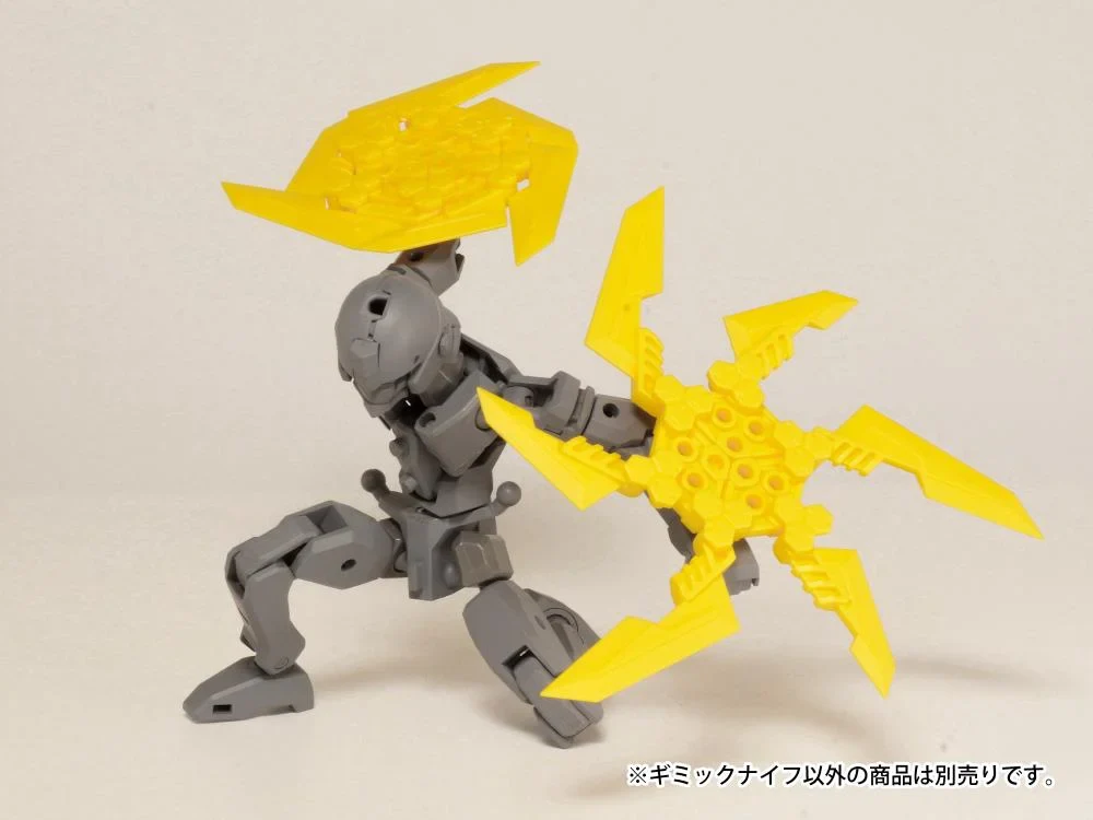 PLA-ACT Option Series 08 Gimmick Knife 3 (Yellow Ver.) Accessory Kit - Image 6
