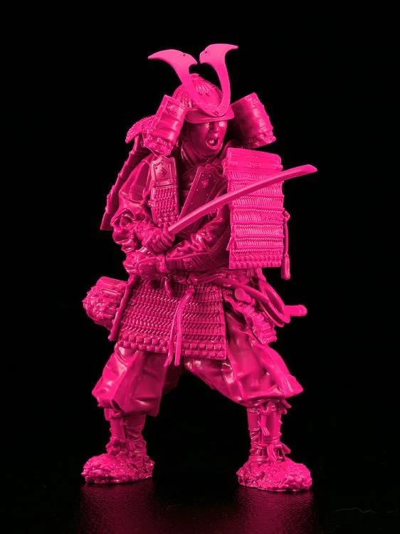 PLAMAX Kamakura Period Armored Warrior (Pink Color Edition) 1/12 Scale Model Kit - Image 2