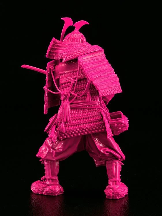 PLAMAX Kamakura Period Armored Warrior (Pink Color Edition) 1/12 Scale Model Kit - Image 3