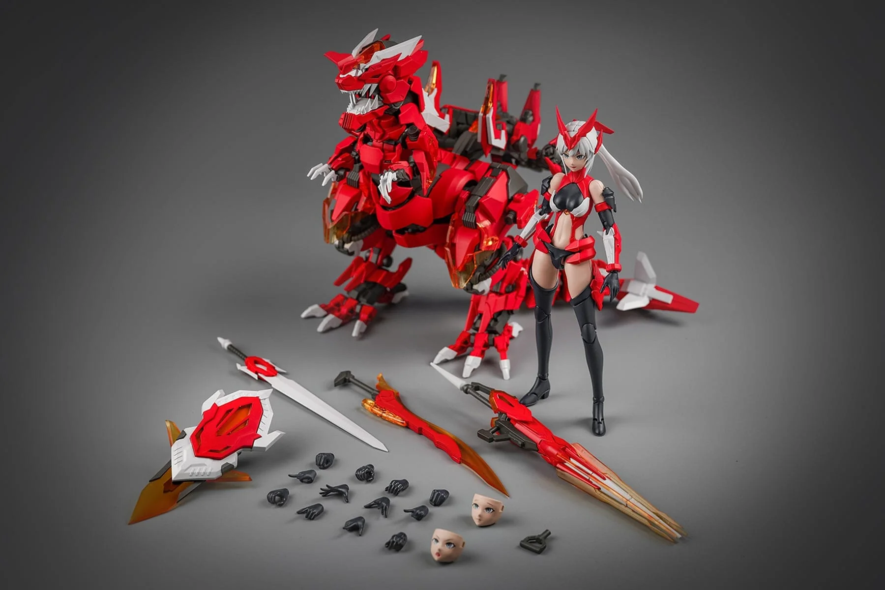 Dragon Girl LH-01 Yu Wanglong & Firefly Model Kit Set - Image 11