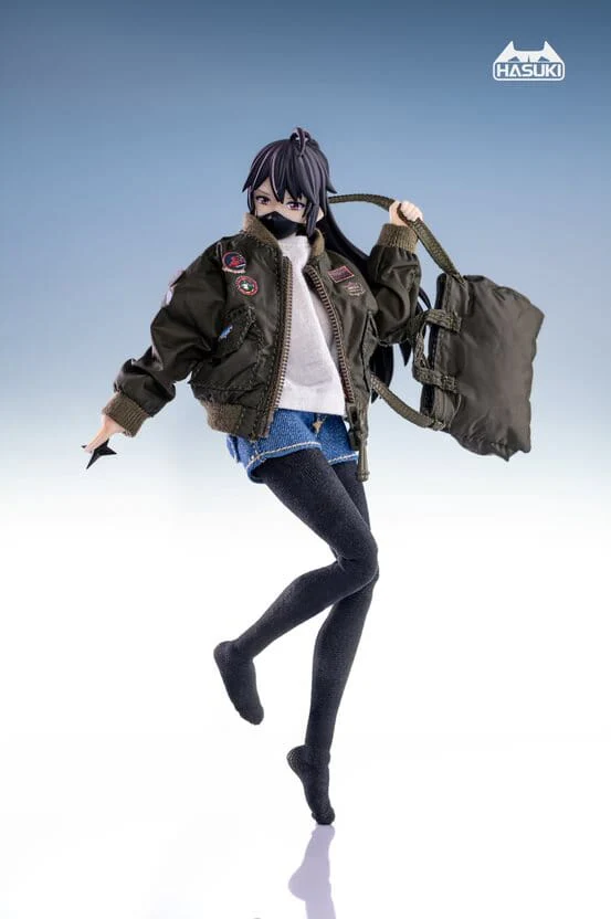 Pocket Art Series Airforce Pilot Jacket & Duffle Bag 1/12 Scale Accessory - Image 2