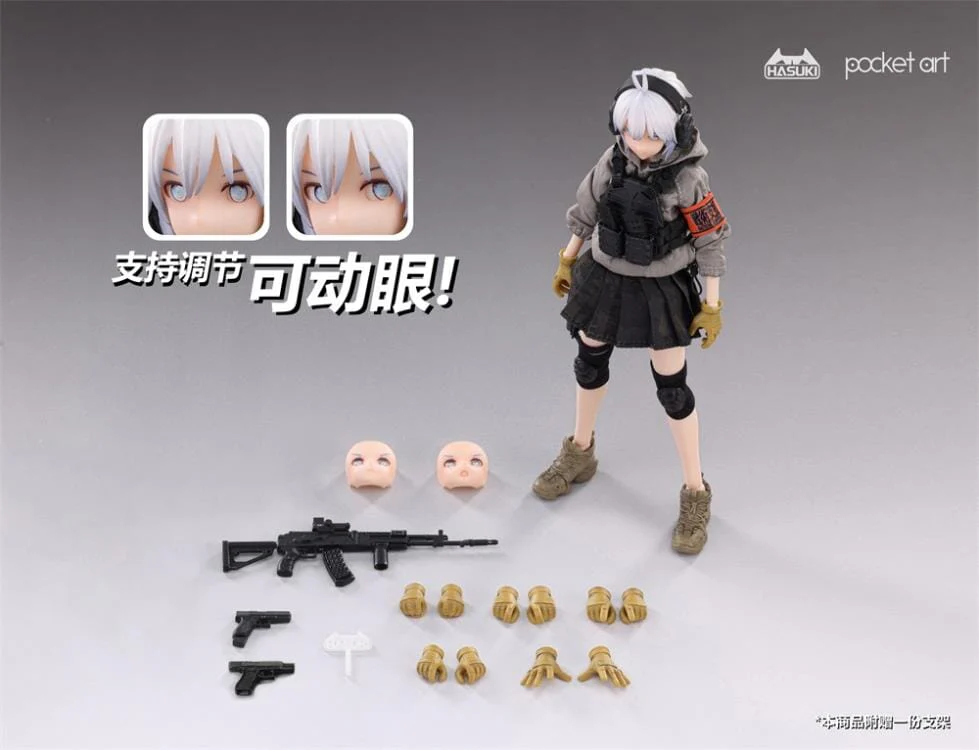 Pocket Art Series Sasha Habe (Rifleman) 1/12 Scale Figure - Image 12