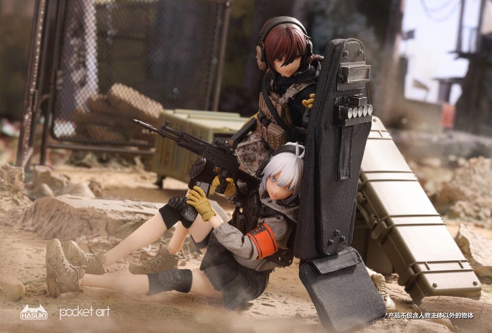 Pocket Art Series Sasha Habe (Rifleman) 1/12 Scale Figure - Image 9