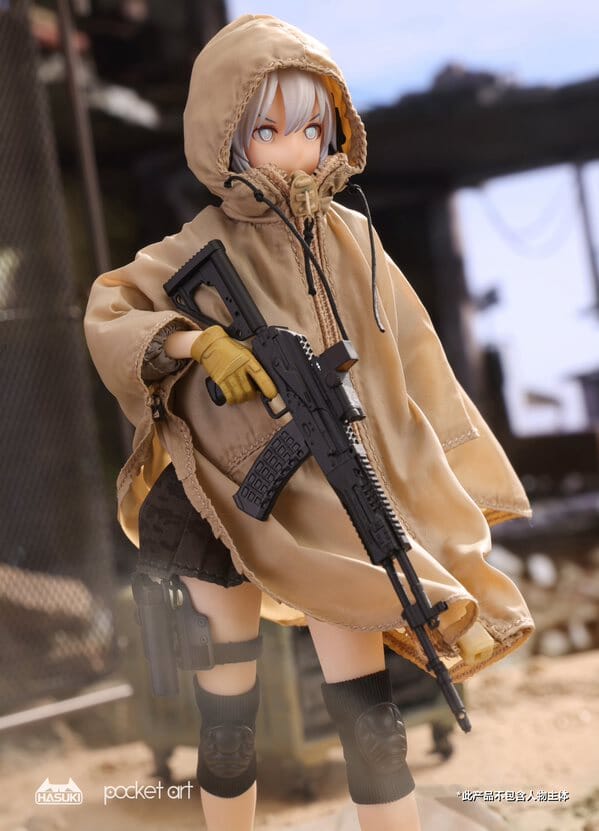 Pocket Art Series Tactical Raincoat 1/12 Scale Accessory - Image 2