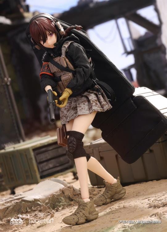 Pocket Art Series Uzukirei (Heavy Shield Hand) 1/12 Scale Figure - Image 5