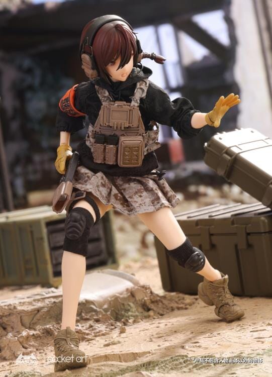 Pocket Art Series Uzukirei (Heavy Shield Hand) 1/12 Scale Figure - Image 8