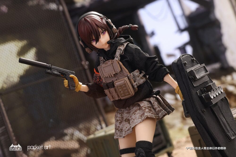 Pocket Art Series Uzukirei (Heavy Shield Hand) 1/12 Scale Figure - Image 9