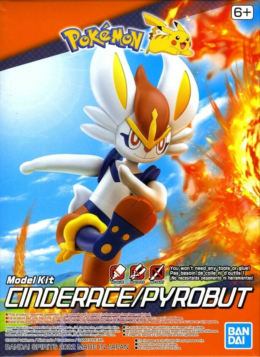 Pokemon Select Series 50 Cinderace Model Kit - Image 2