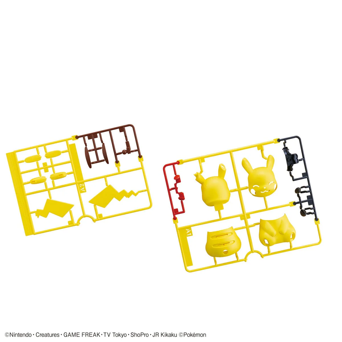 Pokemon Pikachu (Sitting Pose) 16 Quick Model Kit - Image 3