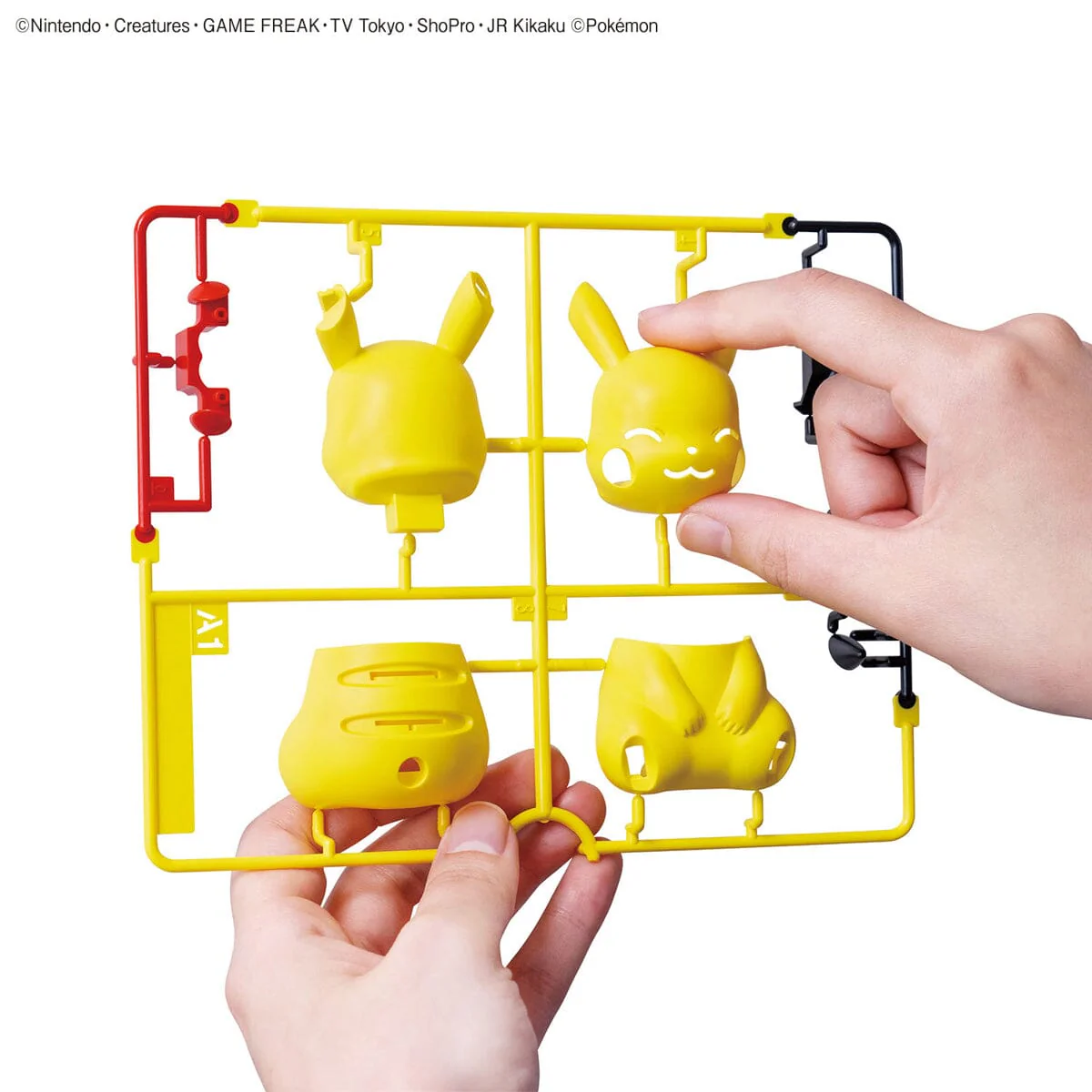 Pokemon Pikachu (Sitting Pose) 16 Quick Model Kit - Image 4
