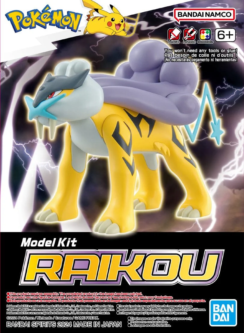 Pokemon Select Series 10 Raikou Model Kit - Image 2
