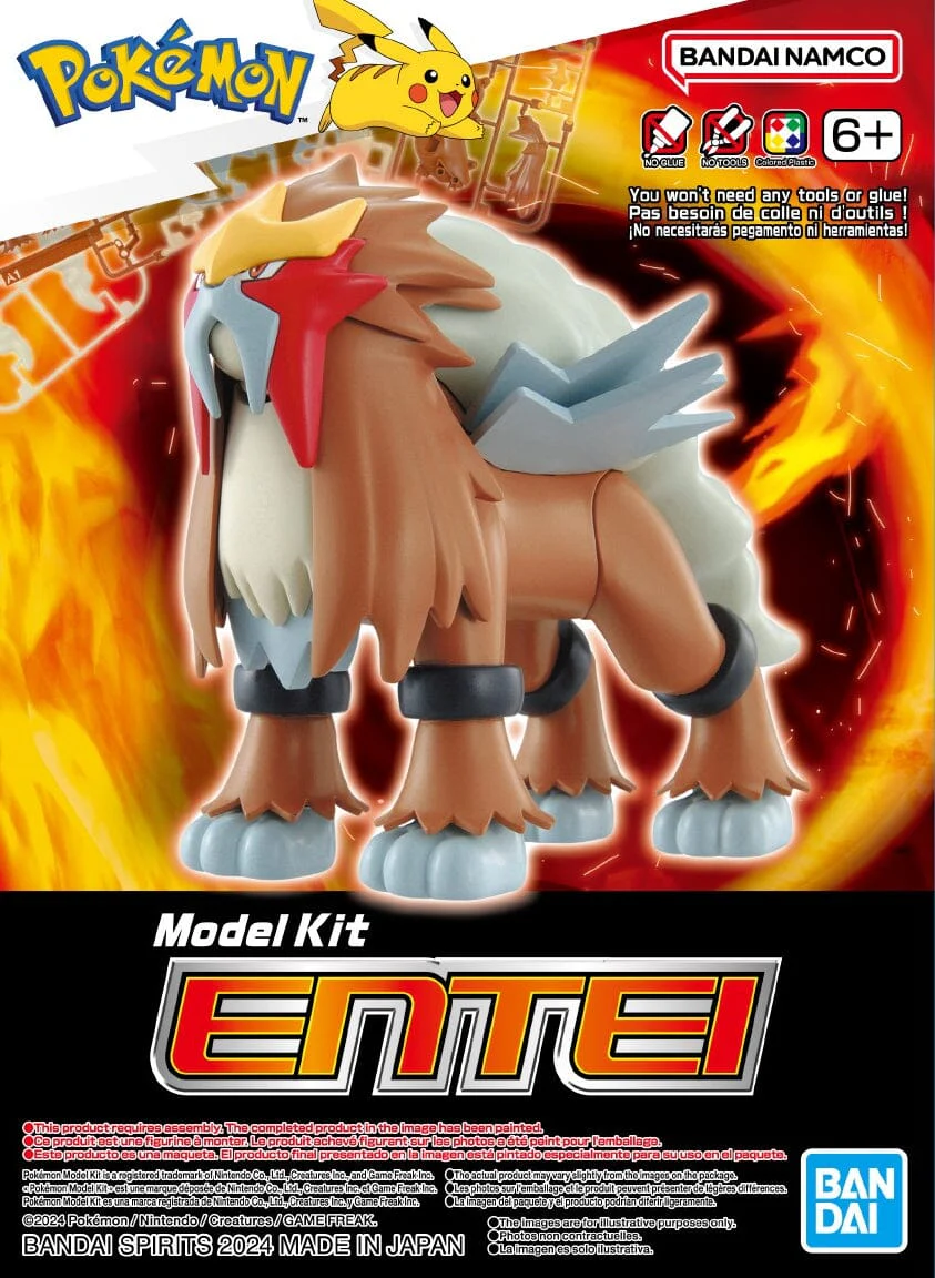 Pokemon Select Series 11 Entei Model Kit - Image 2