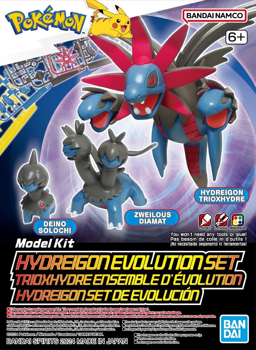 Pokemon Select Series 22 Hydreigon Evolution Set Model Kit - Image 2