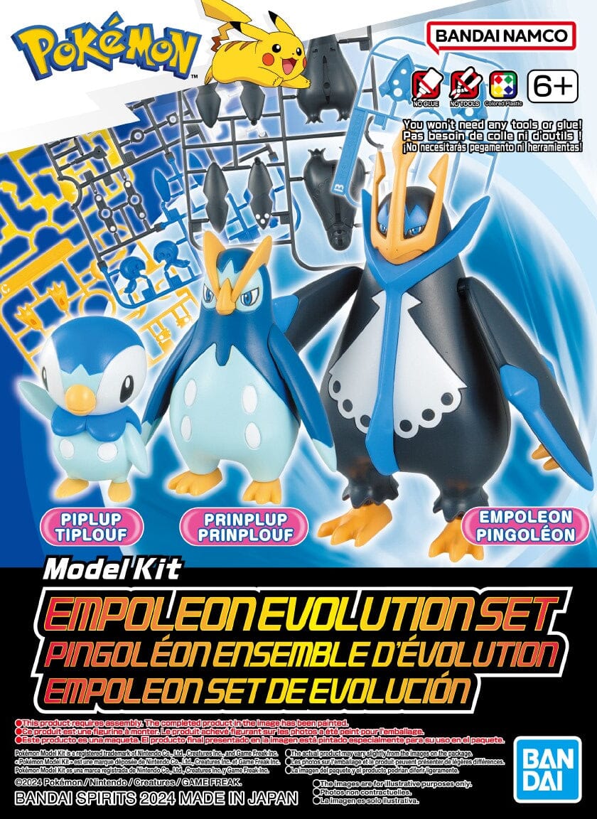 Pokemon Select Series 6 Empoleon Evolution Set Model Kit - Image 2