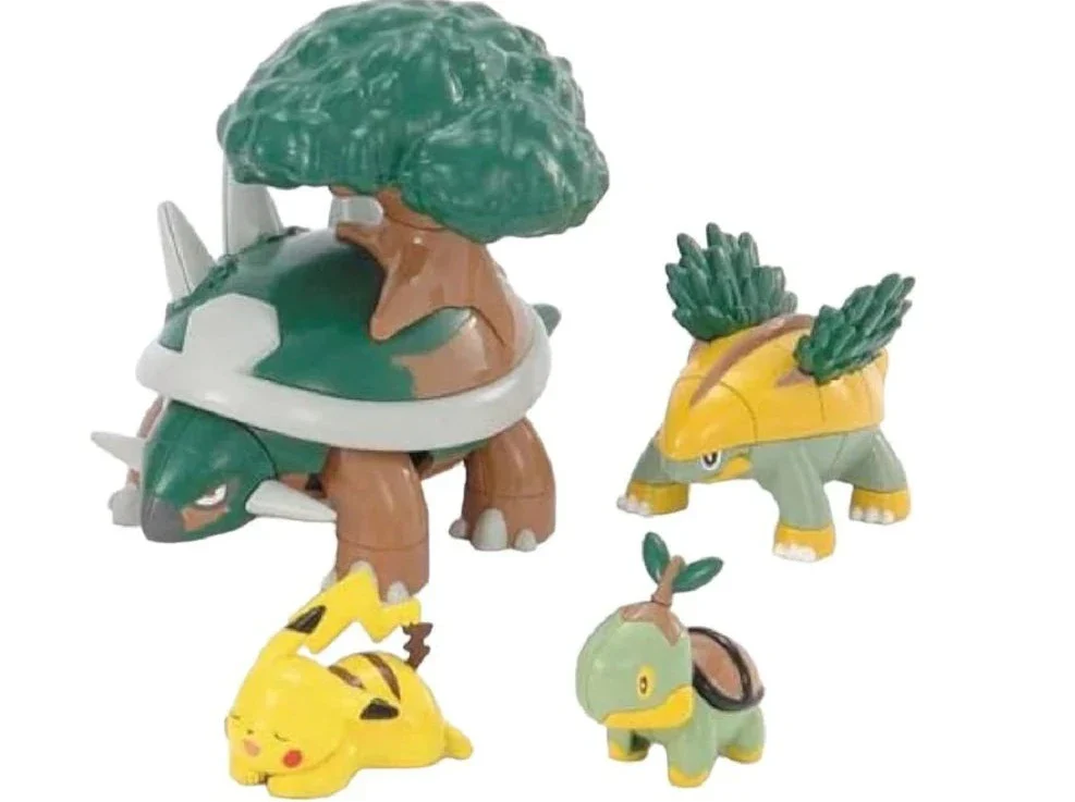 Pokemon Select Series 8 Torterra Evolution Set Model Kit