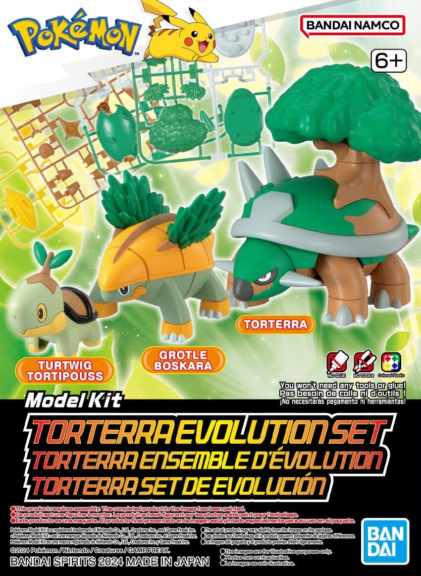 Pokemon Select Series 8 Torterra Evolution Set Model Kit - Image 2