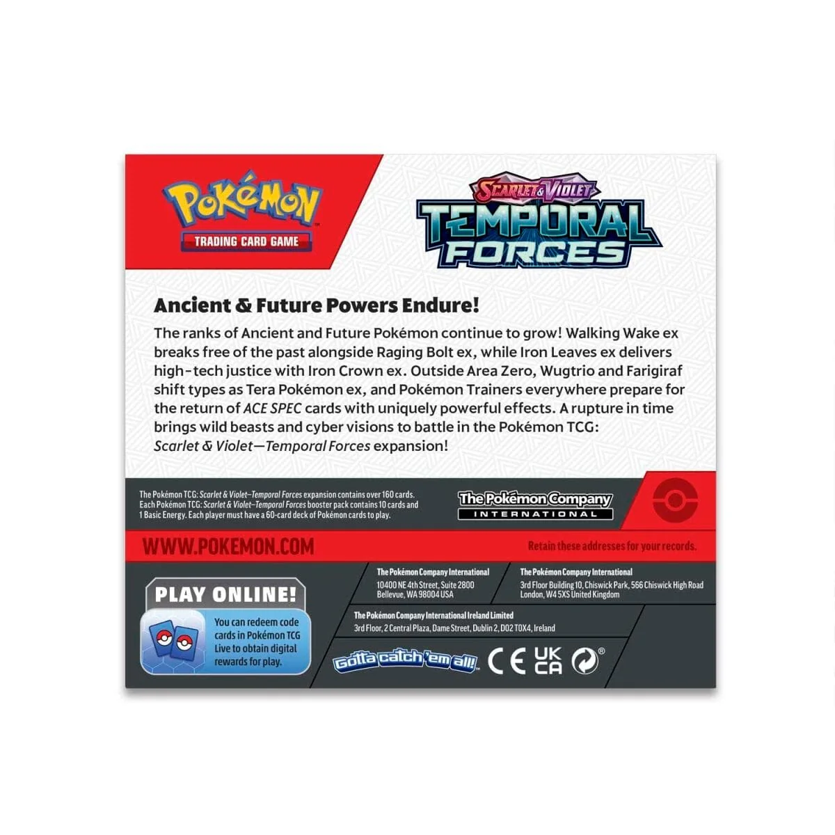 Pokemon TCG Scarlet & Violet-Temporal Forces Booster Display Box (36 Packs) - Image 3