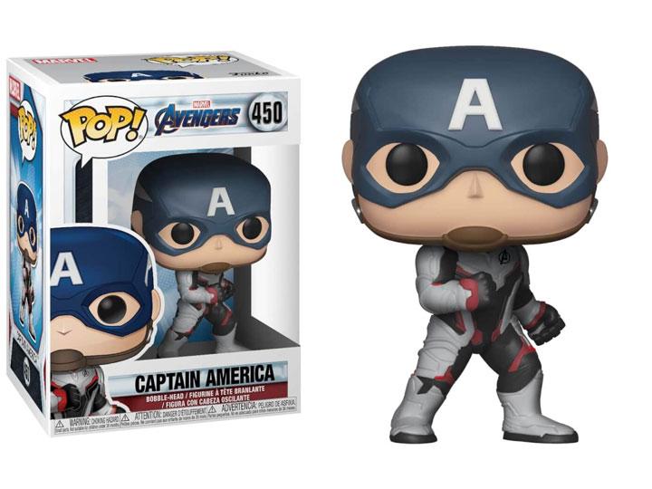 Pop! Marvel: Avengers: Endgame - Captain America W/ Pop Protector