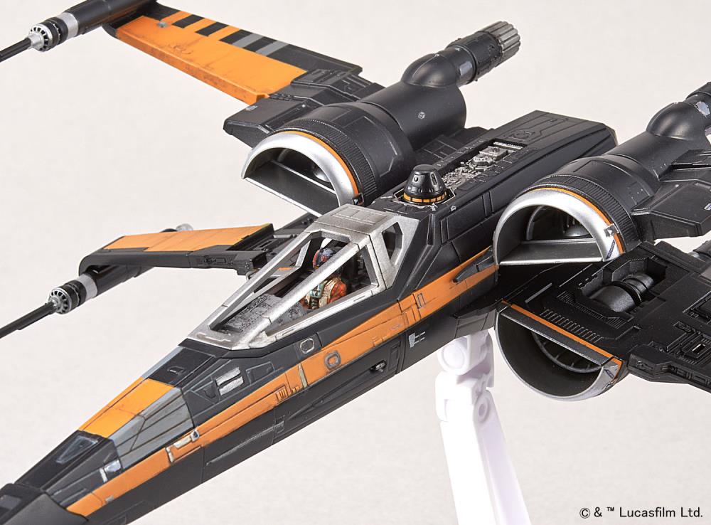 Star Wars Poe's X-Wing Fighter 1/72 Scale Model Kit - Image 11