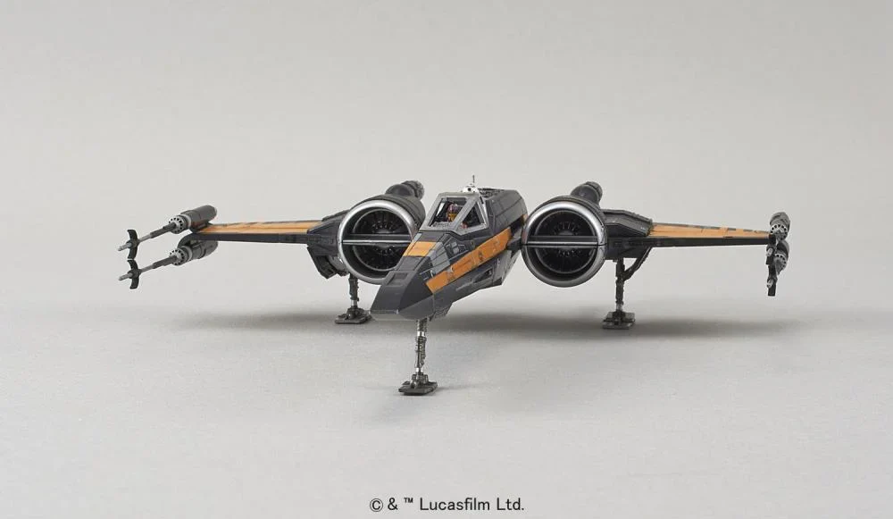 Star Wars Poe's X-Wing Fighter 1/72 Scale Model Kit - Image 5