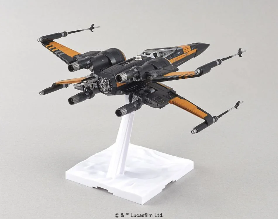 Star Wars Poe's X-Wing Fighter 1/72 Scale Model Kit - Image 6