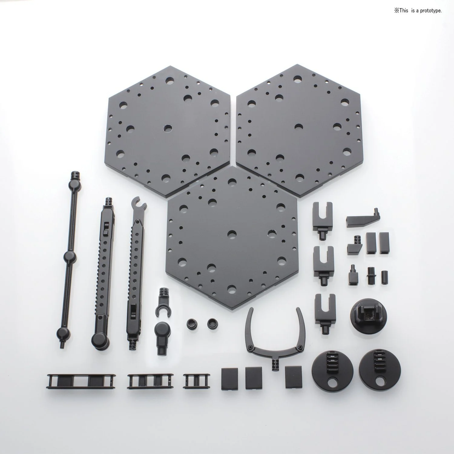 Action Base 4 Display Stand (1/144 & 1/100 Scale) - Black - Image 3