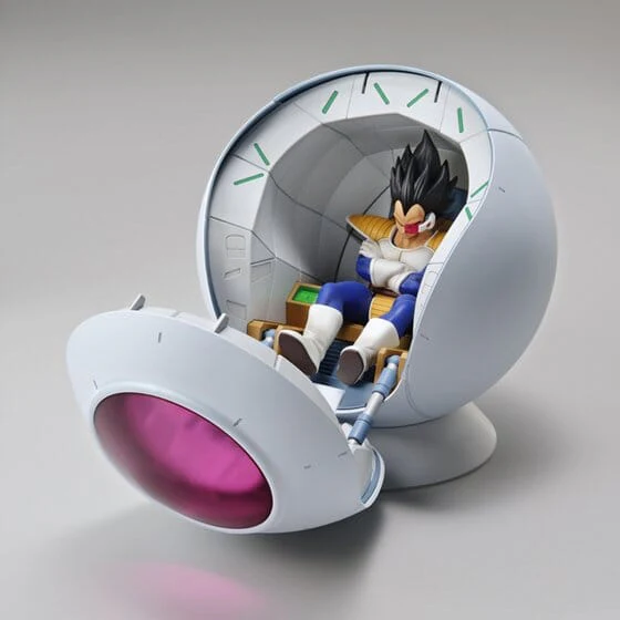 Dragon Ball Z Figure-rise Mechanics Saiyan Space Pod Model Kit - Image 3