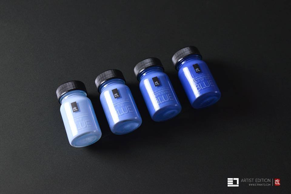 E7 Artist Edition: Monochromatic Series Blue - Image 3
