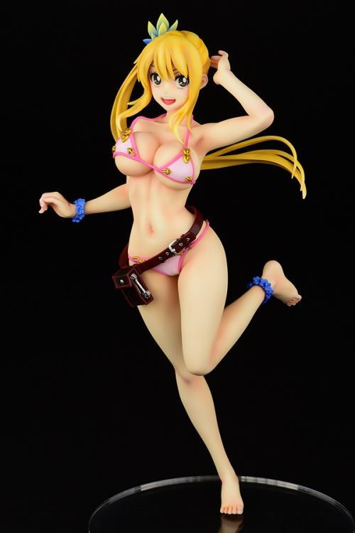 Fairy Tail Lucy Heartfilia (Pink Swimwear Gravure Style) 1/6 Scale Figure - Image 11