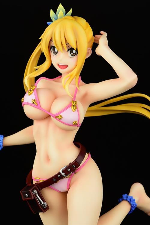 Fairy Tail Lucy Heartfilia (Pink Swimwear Gravure Style) 1/6 Scale Figure - Image 2